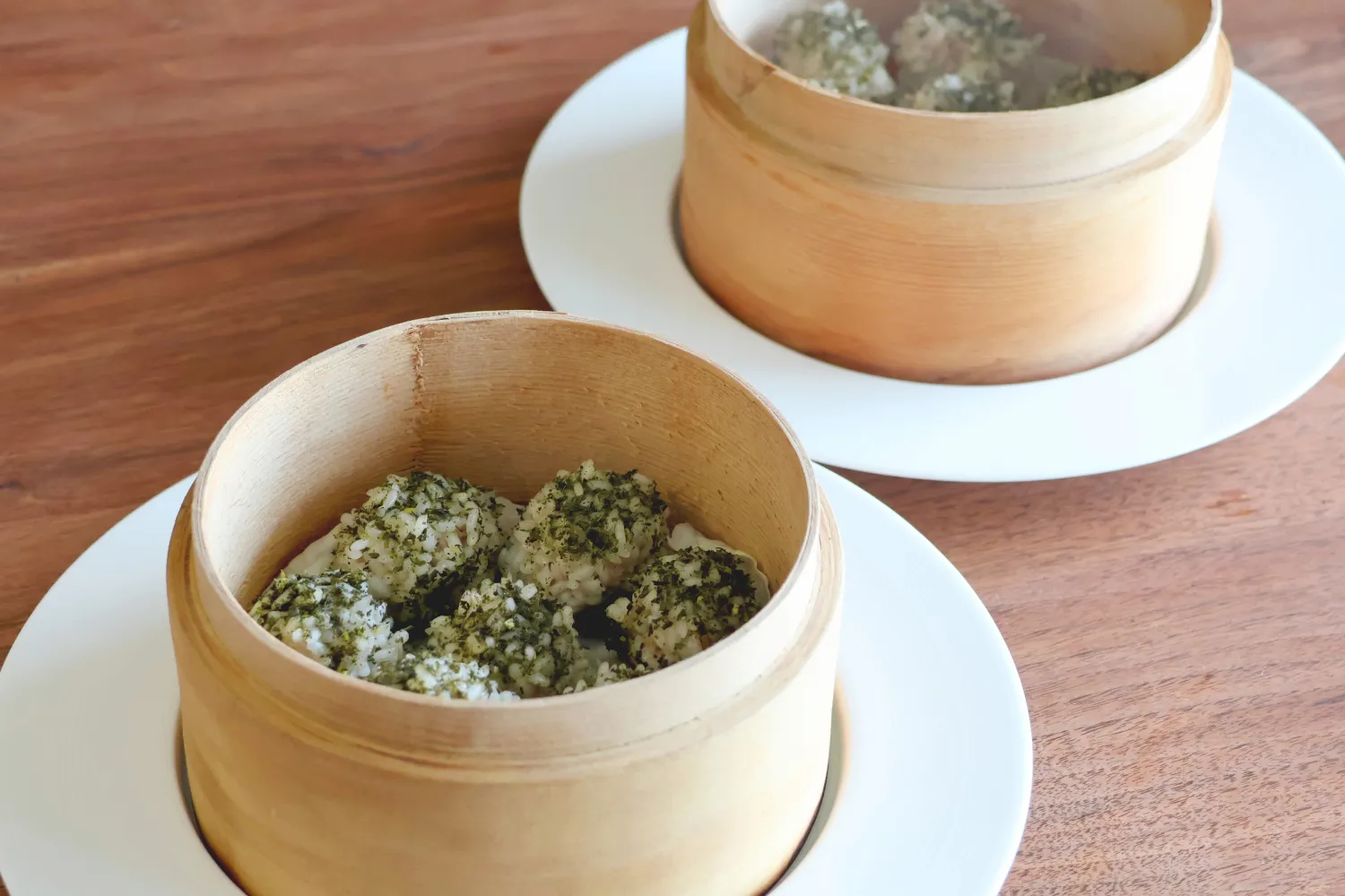 お茶かおるもちもちシュウマイ