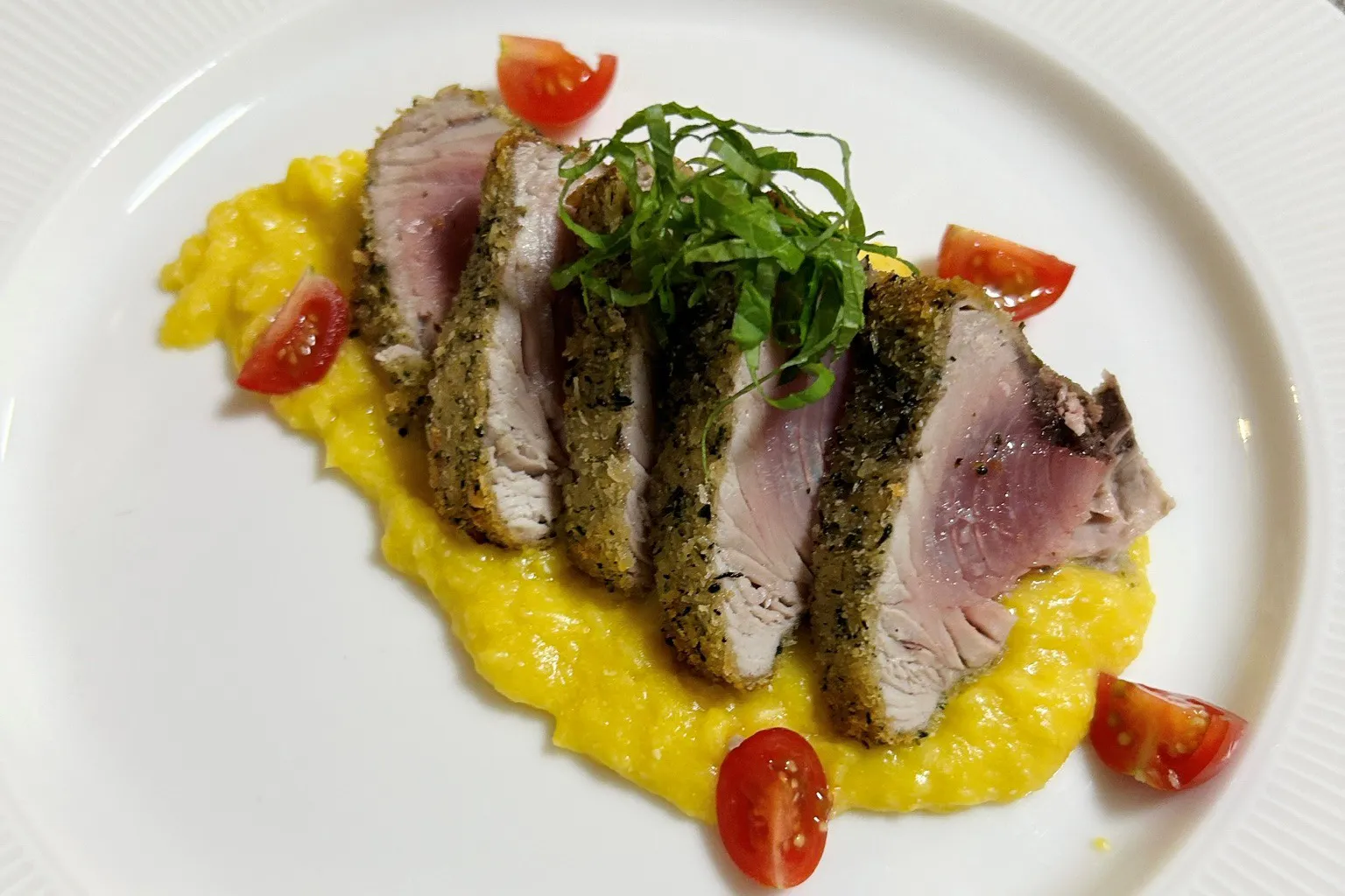 鰹のお茶っぱフライ