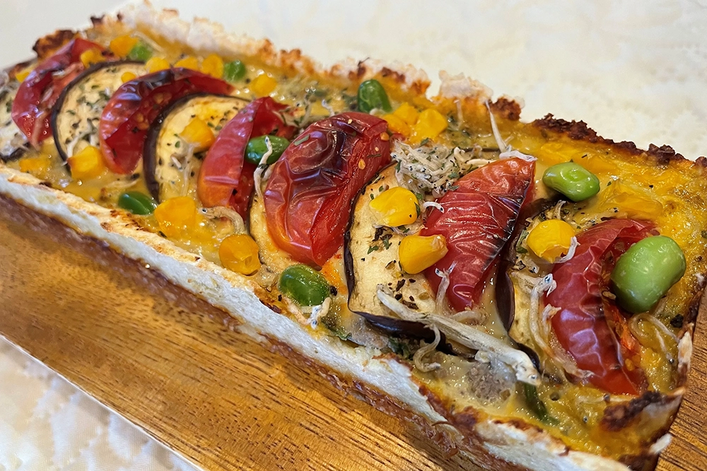 栄養満点_静岡野菜たっぷりのヘルシーレバーキッシュ